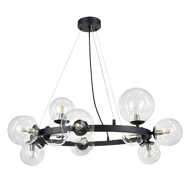 Подвесная люстра Seven Fires Sendi SF4043/14P-BK-CL