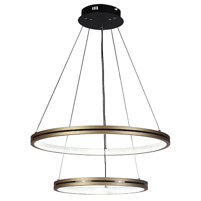 Подвесная люстра Seven Fires Andris SF5025/2P-MGD-BK