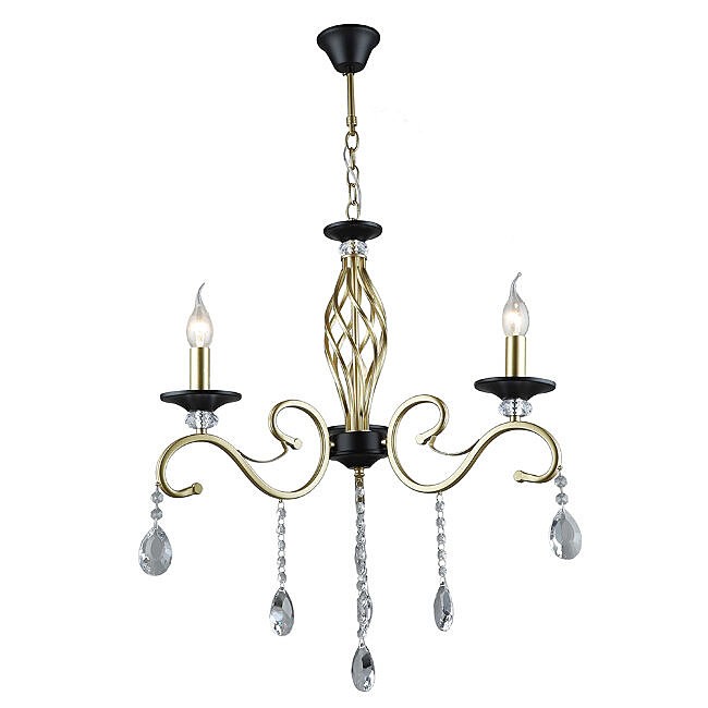 Подвесная люстра Wedo Light Elek WD3596/3H-GD-BK-CL