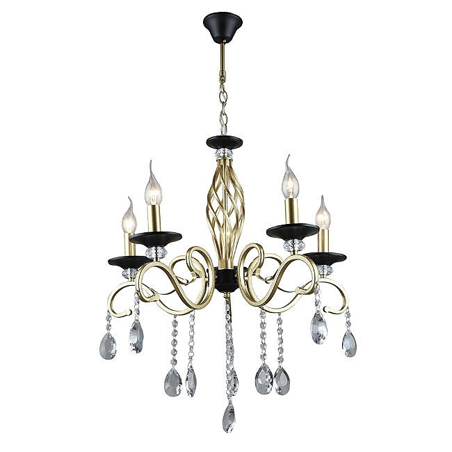 Подвесная люстра Wedo Light Elek WD3596/5H-GD-BK-CL