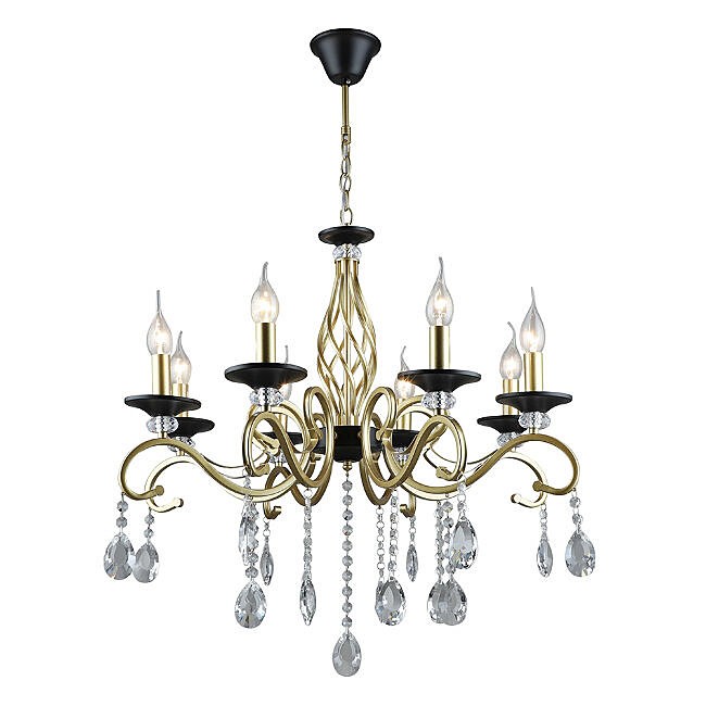 Подвесная люстра Wedo Light Elek WD3596/8H-GD-BK-CL