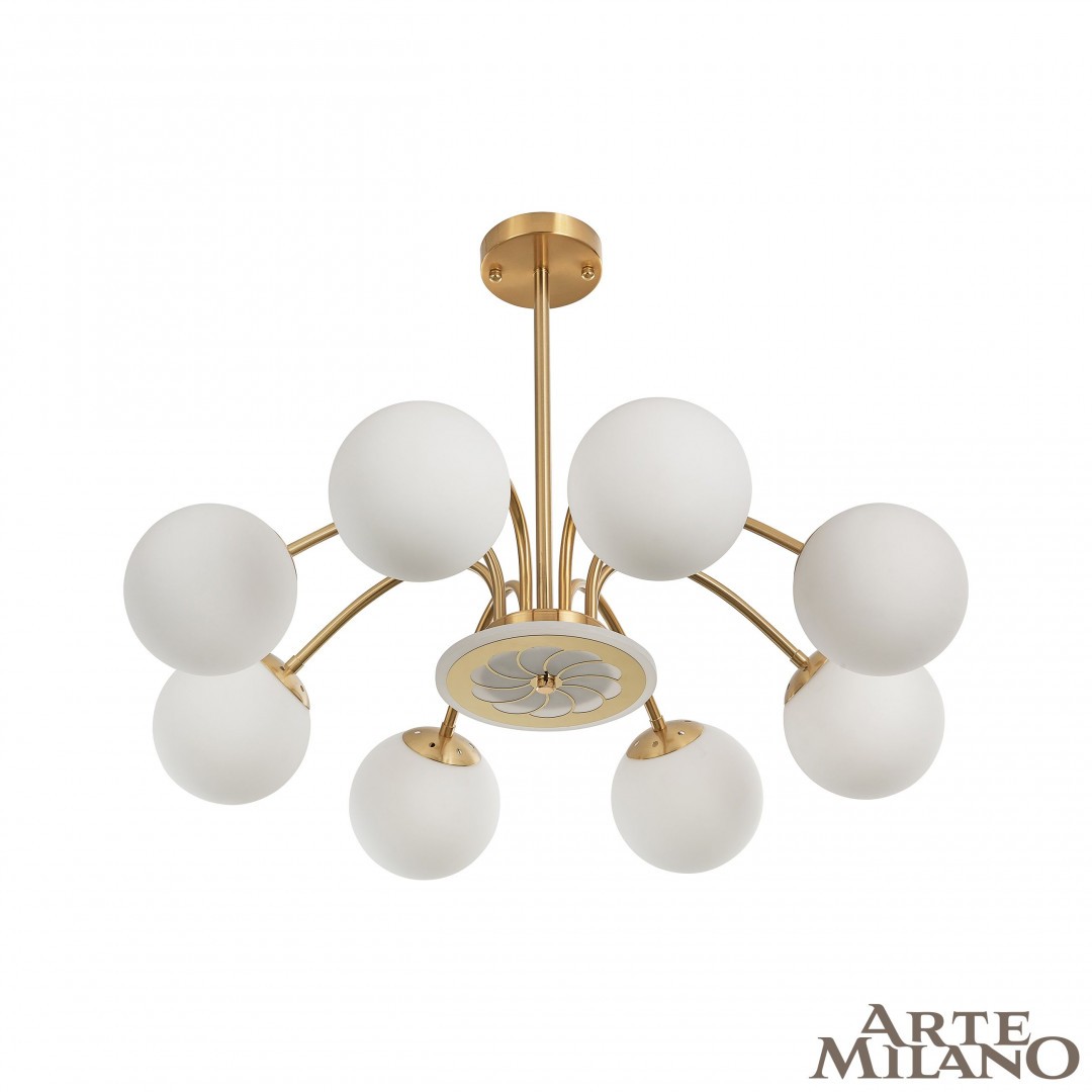 Потолочная люстра Arte Milano Neapol71069 271069/8 GD