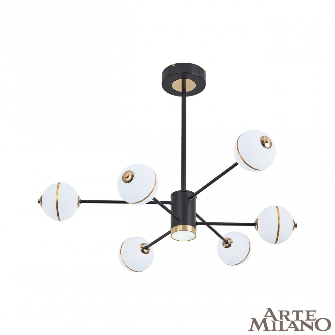 Потолочная люстра Arte Milano Ferrara72069 272069/6 BK