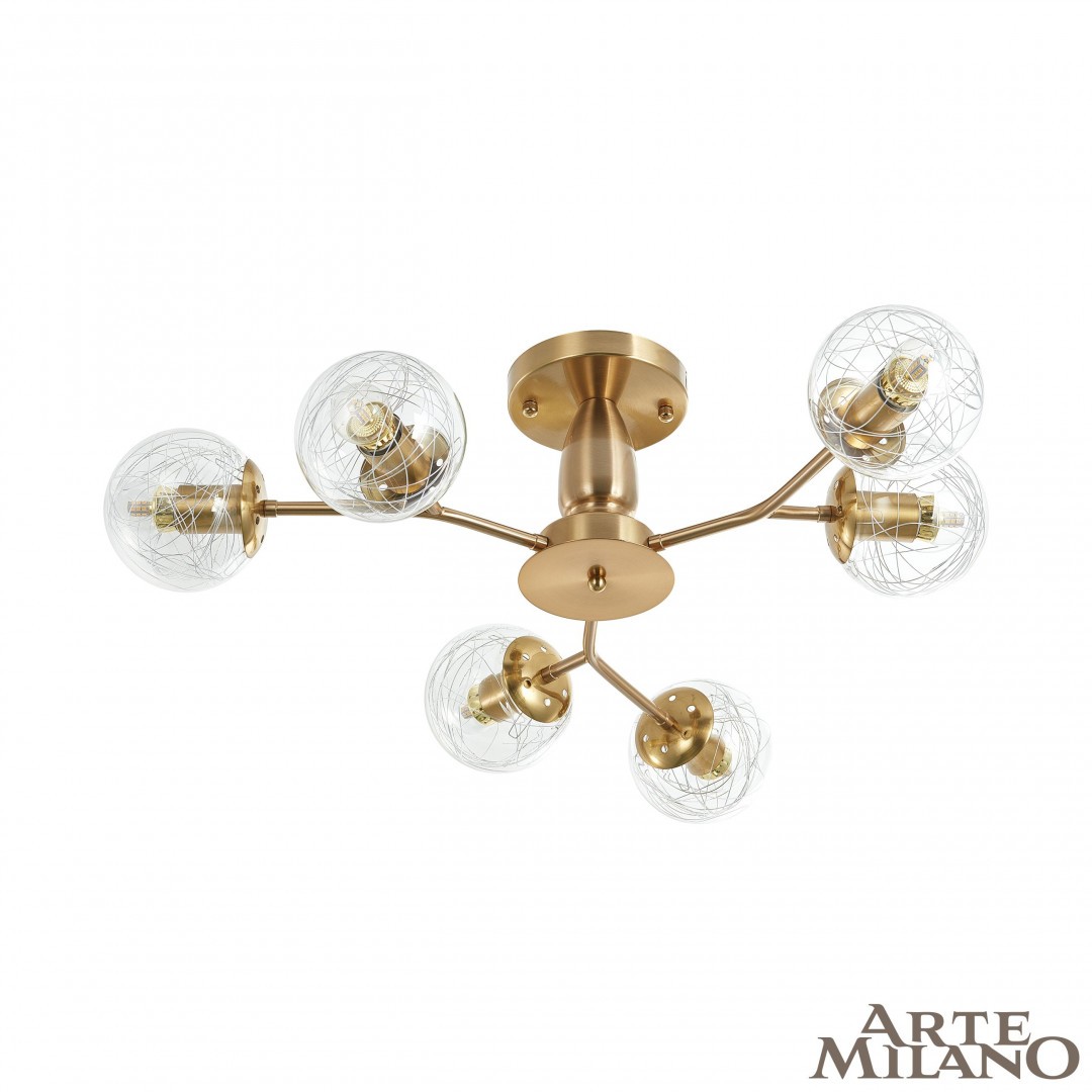 Потолочная люстра Arte Milano Neapolis75908 275908/6 GD