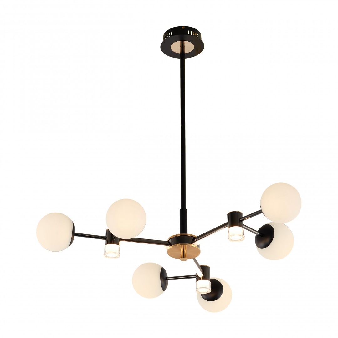 Люстра на штанге Arte Milano Ferrara71040 277010/6 BK/GD