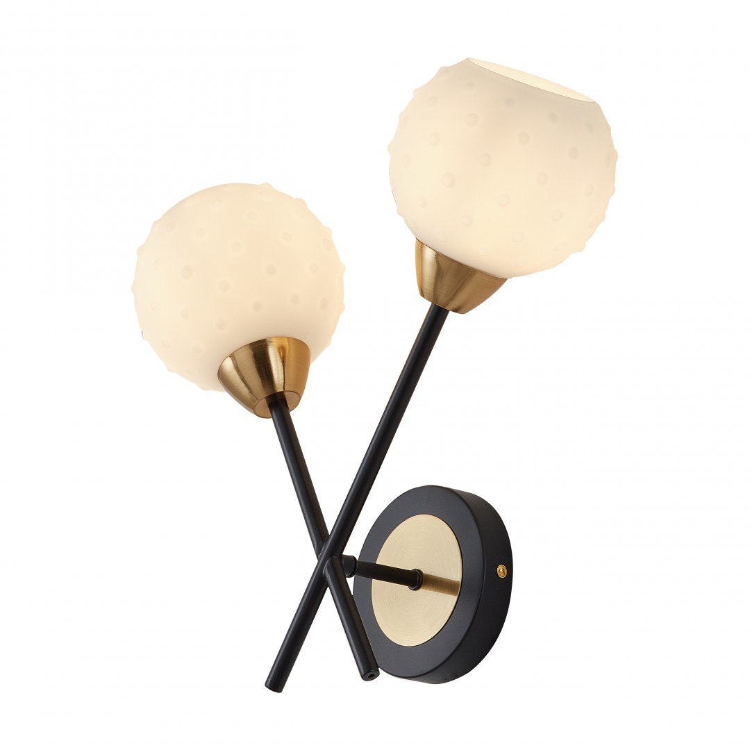 Настенное бра Arte Milano Neapolis78408 278408/2B BK/GD