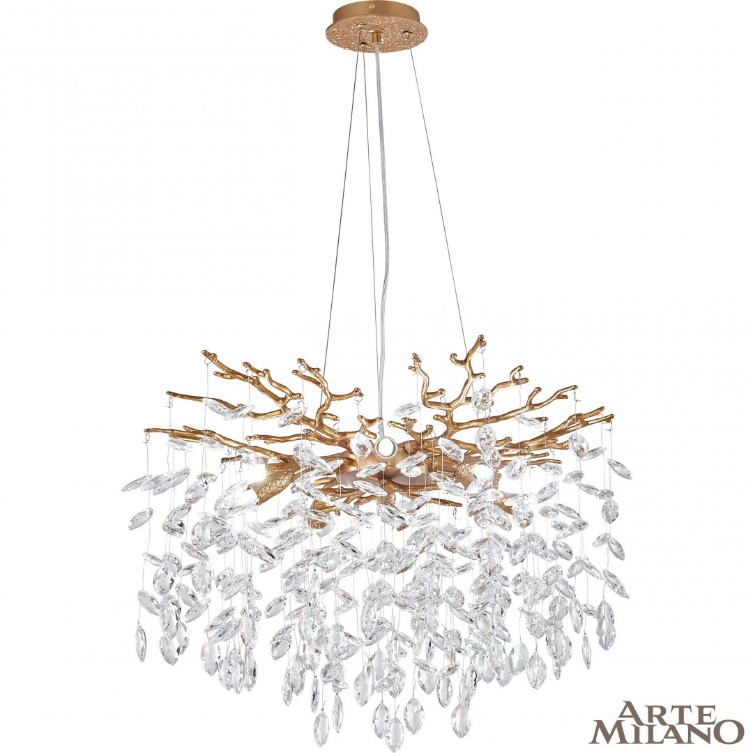Подвесная люстра Arte Milano Milan23 239801/D600/8/B Pa