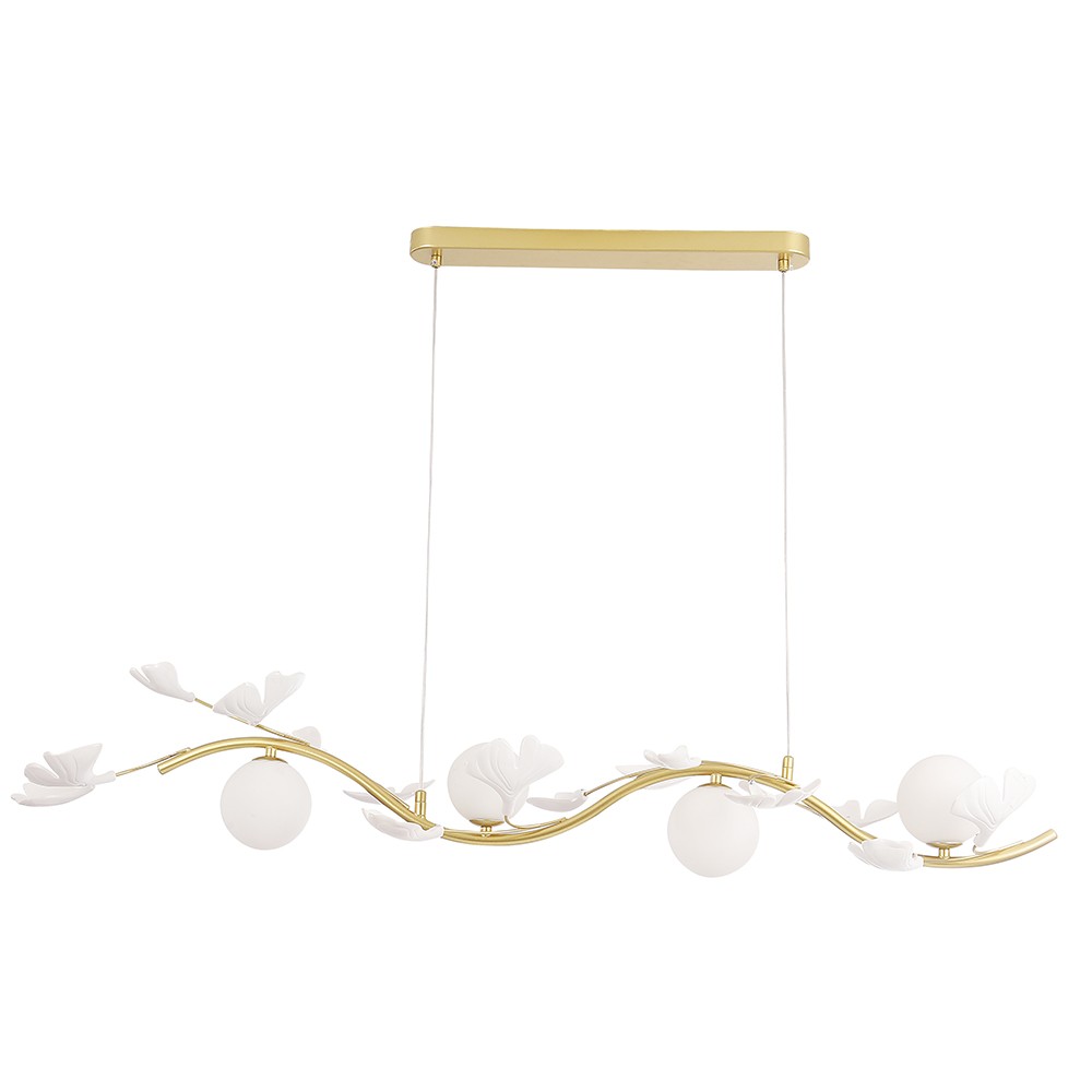 Подвесная люстра Crystal Lux Colibri COLIBRI SP4 GOLD