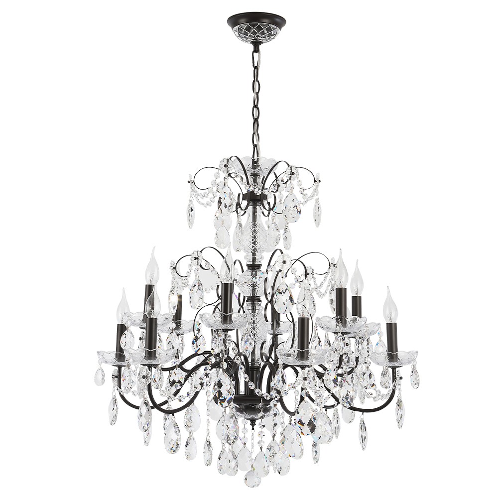 Подвесная люстра Crystal Lux Odelis ODELIS SP12 BROWN