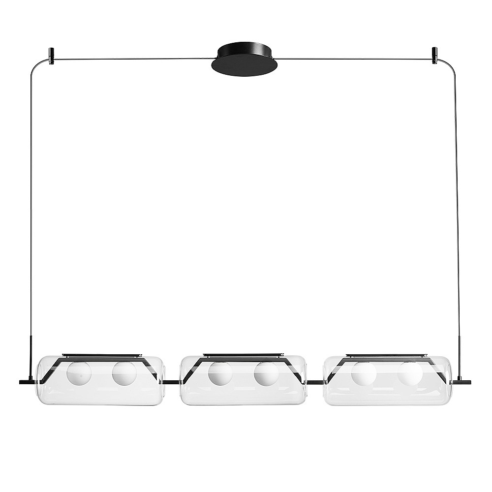 Светильник подвесной Arte Lamp Geneva A2341SP-6BK