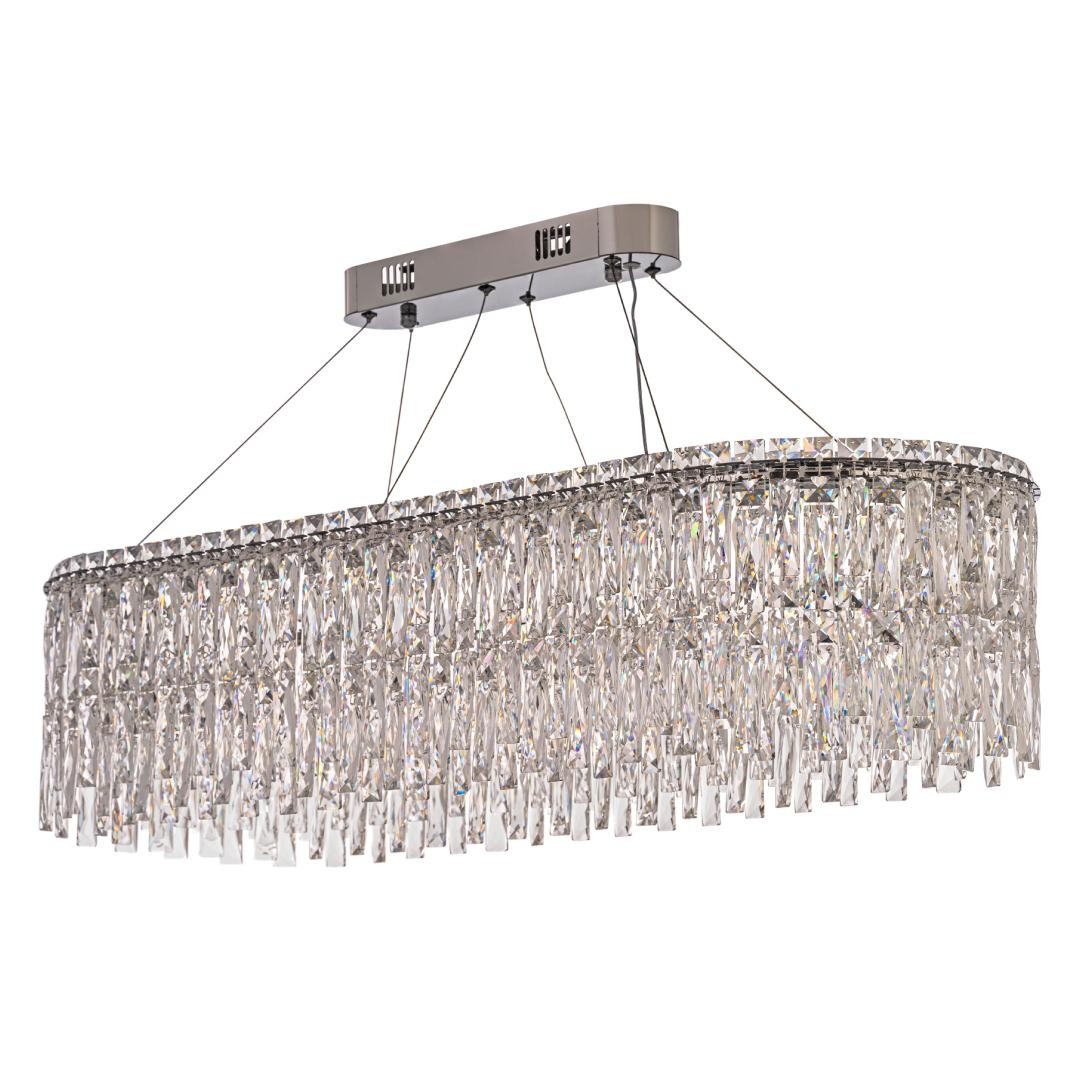 Подвесная люстра Arti Lampadari Ovindoli Nickel Ovindoli L 1.5.100x35.100 N​