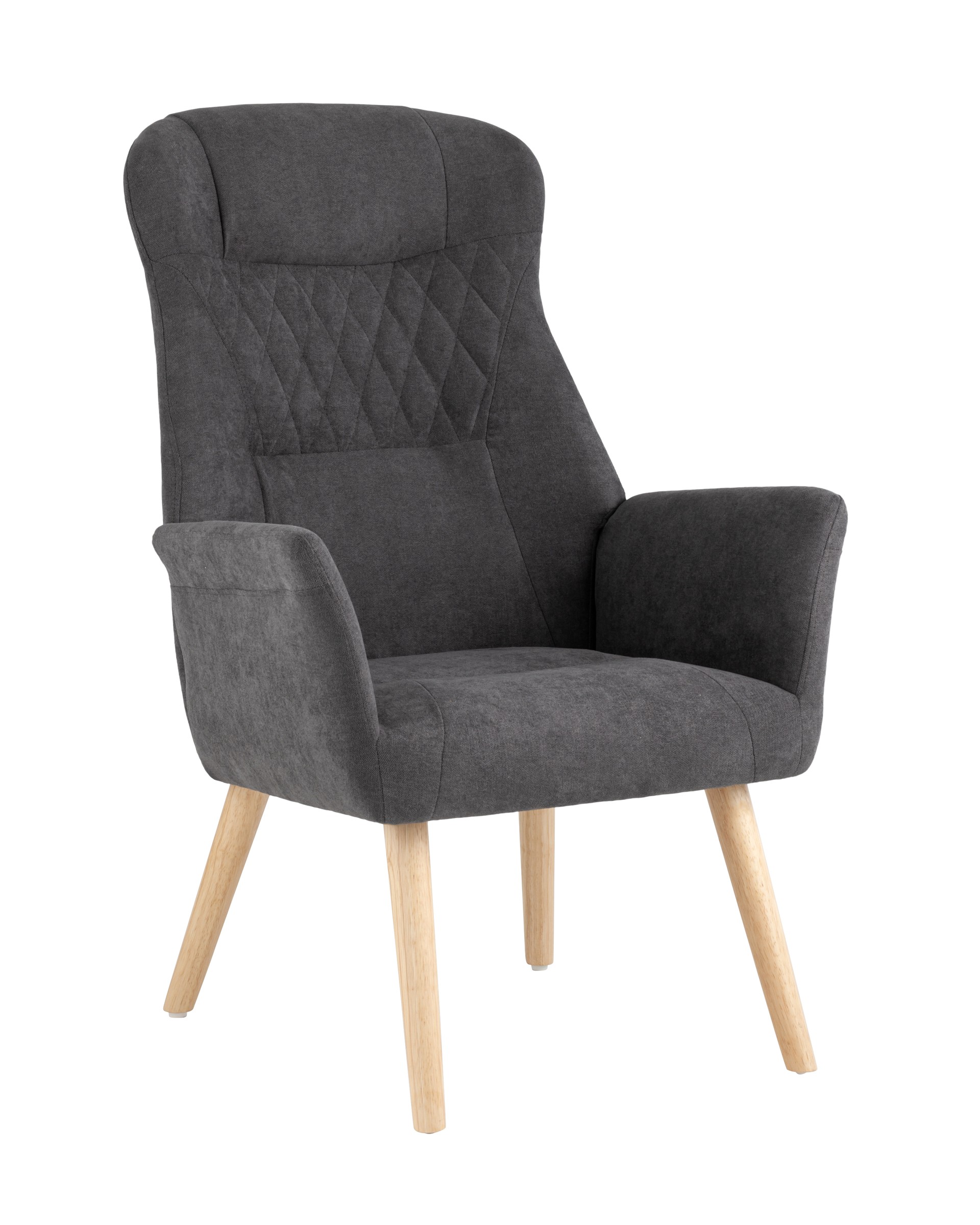 Кресло Stool Group Парлор QH-8337K 263-21 dark grey