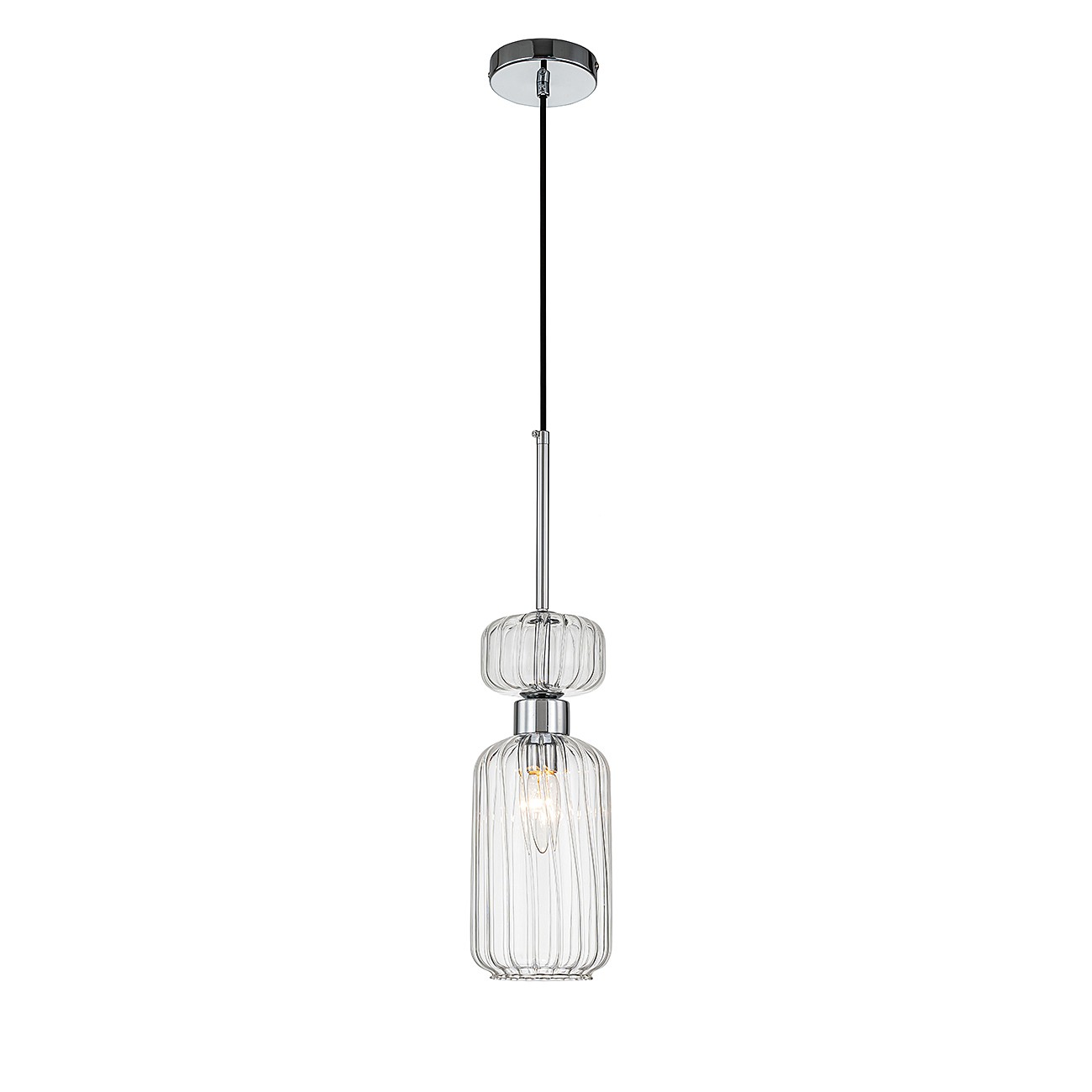 Светильник подвесной Escada Gloss 1141/1S Chrome/Clear