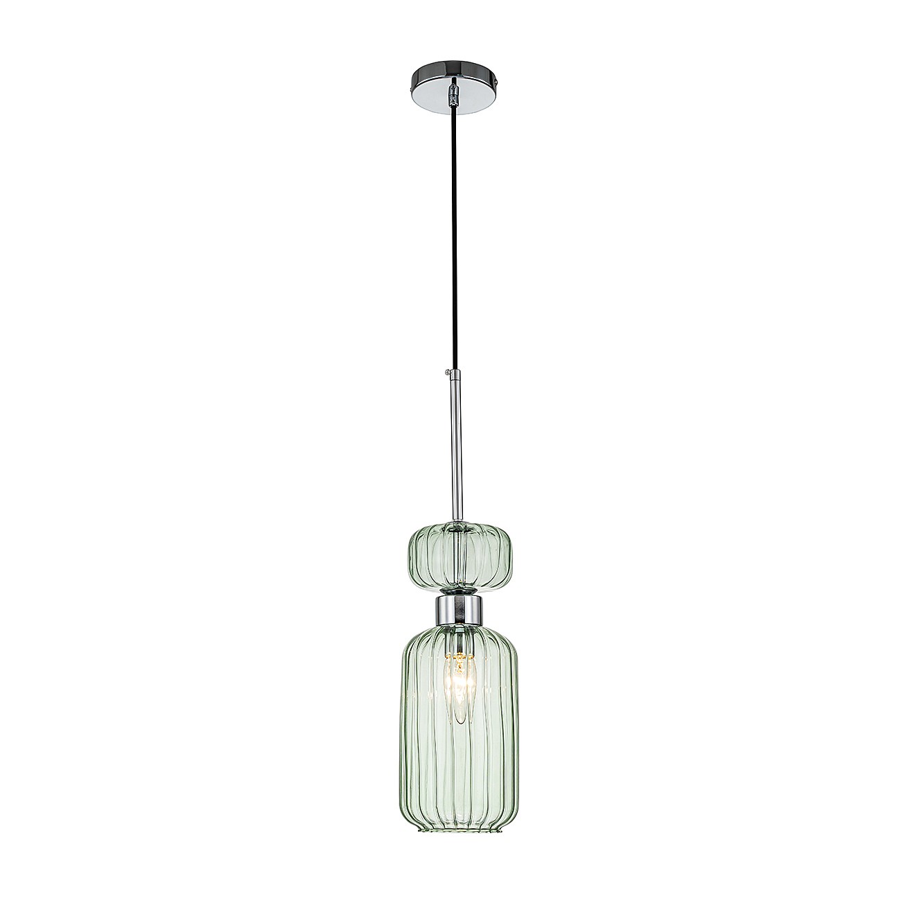 Светильник подвесной Escada Gloss 1141/1S Chrome/Green