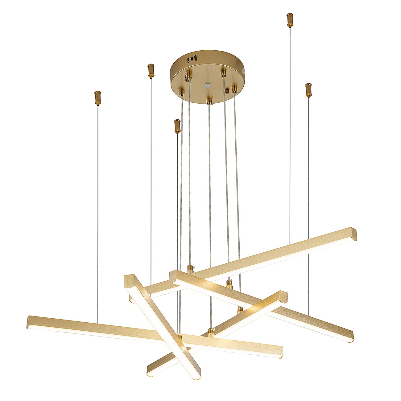 Подвесная люстра Indigo Paralleli V000087L 14017/5P Gold