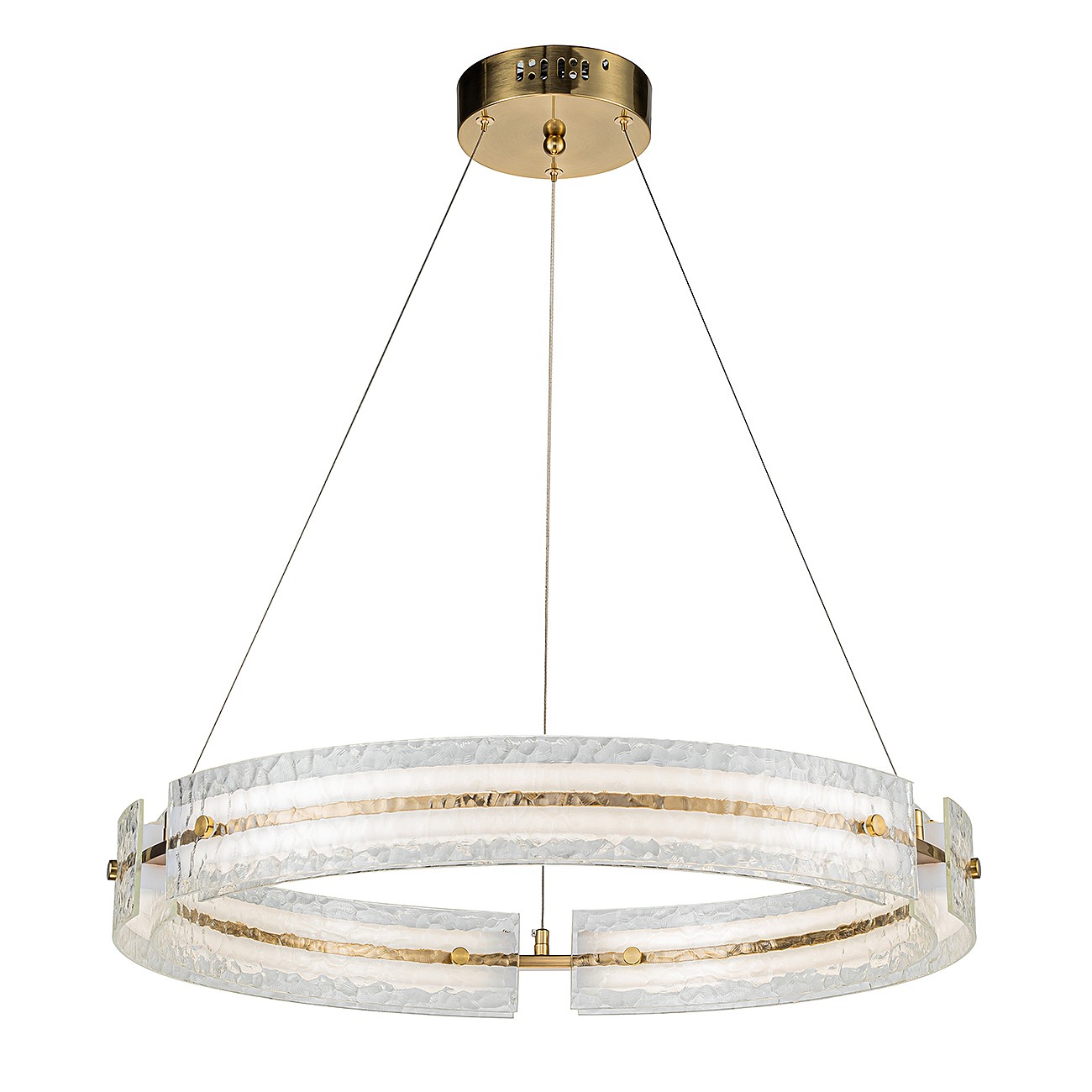 Подвесная люстра Indigo Dualita V000089L 14018/1P Brass