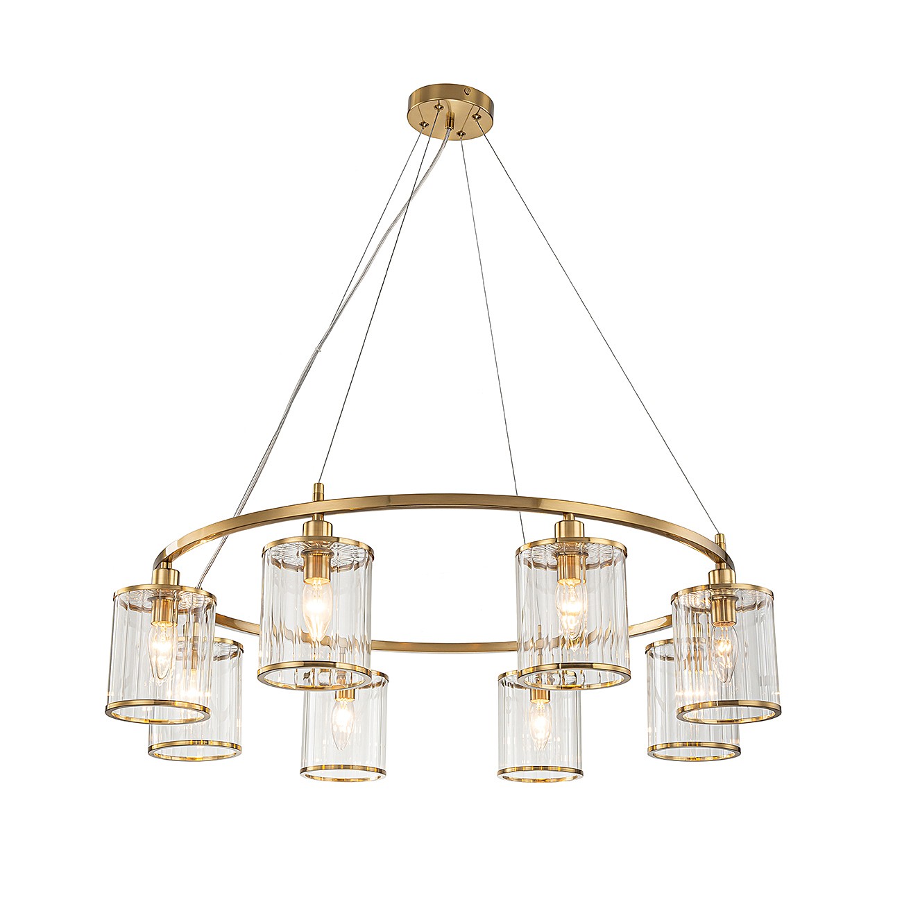 Подвесная люстра Indigo Dante V000406 13022/8P Brass