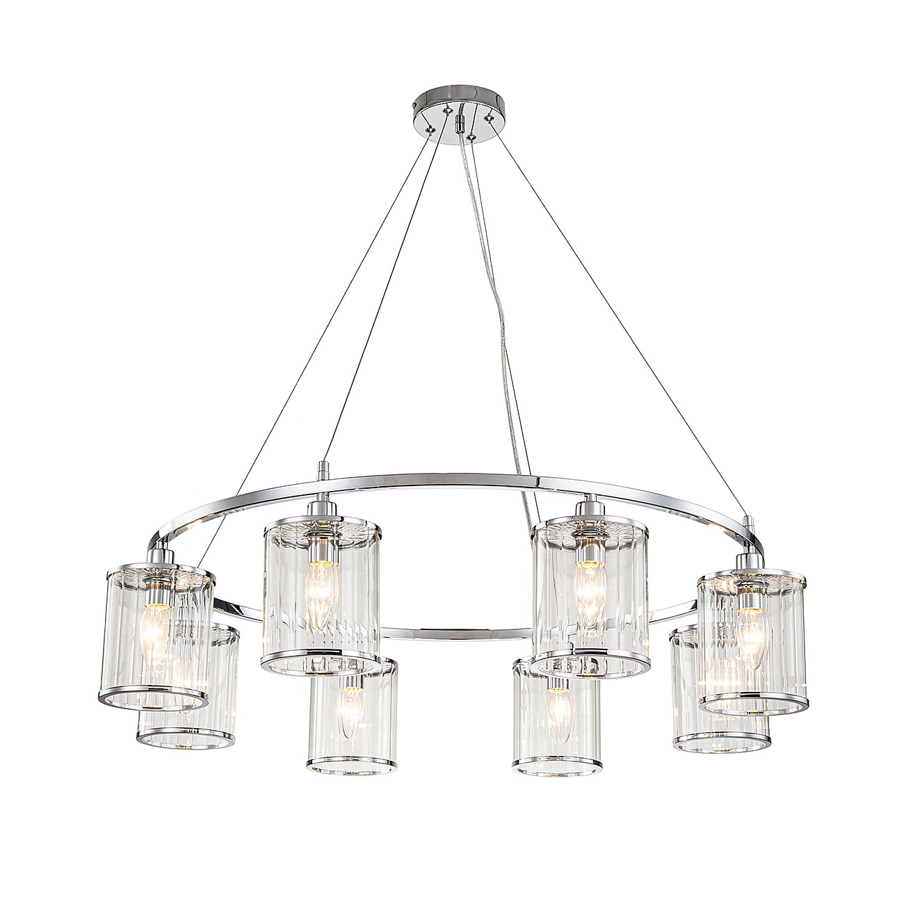 Подвесная люстра Indigo Dante V000408 13022/8P Chrome