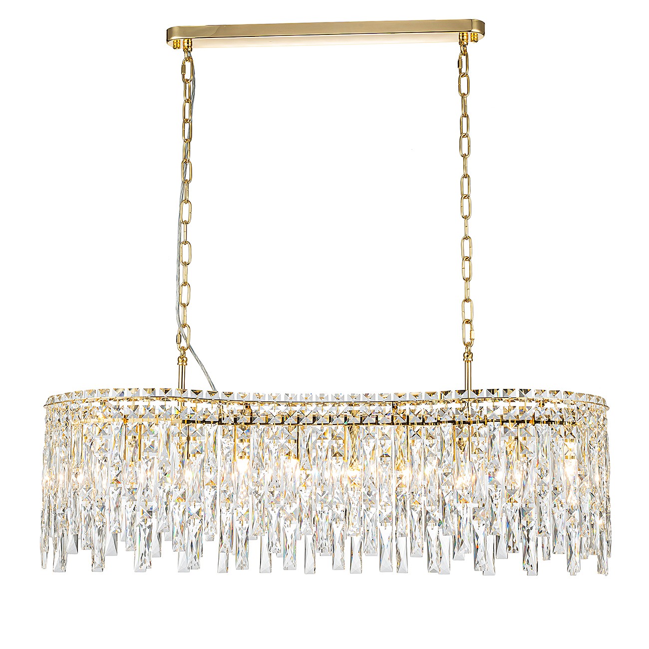 Подвесная люстра Indigo Carletti V000443 12041/10P Gold