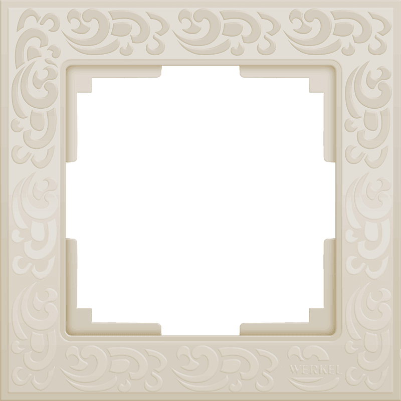 Рамка Werkel W0012303/ Рамка на 1 пост Flock (слоновая кость)