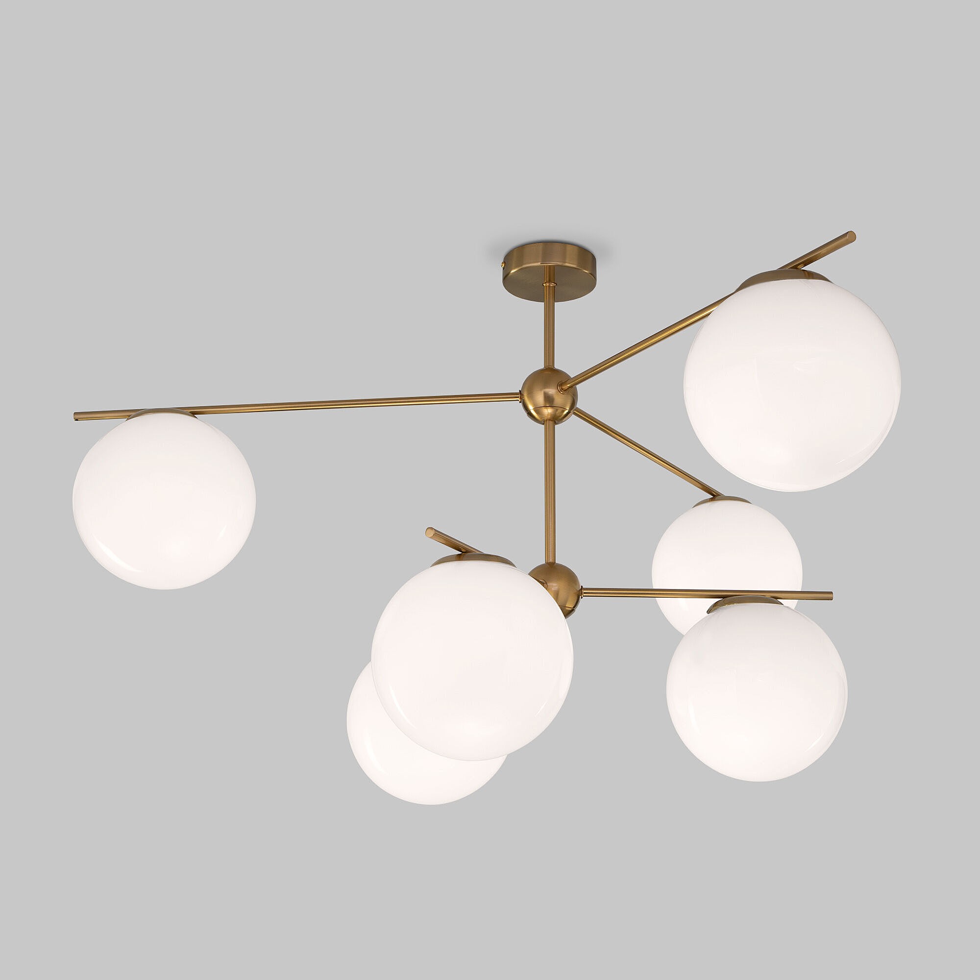 Потолочная люстра Eurosvet Marbella 60147/6 латунь Smart