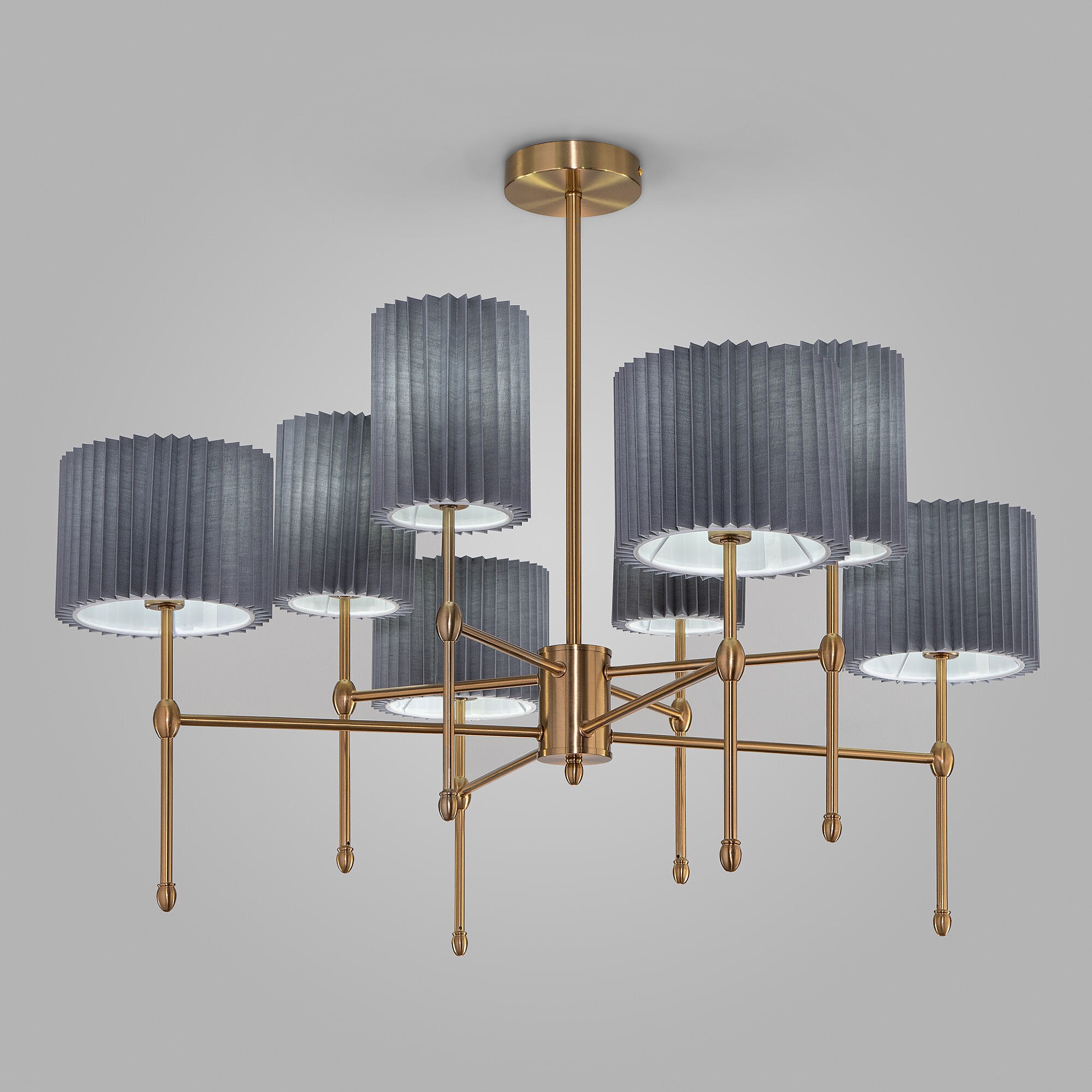 Потолочная люстра Eurosvet Notturno 60162/8 латунь Smart