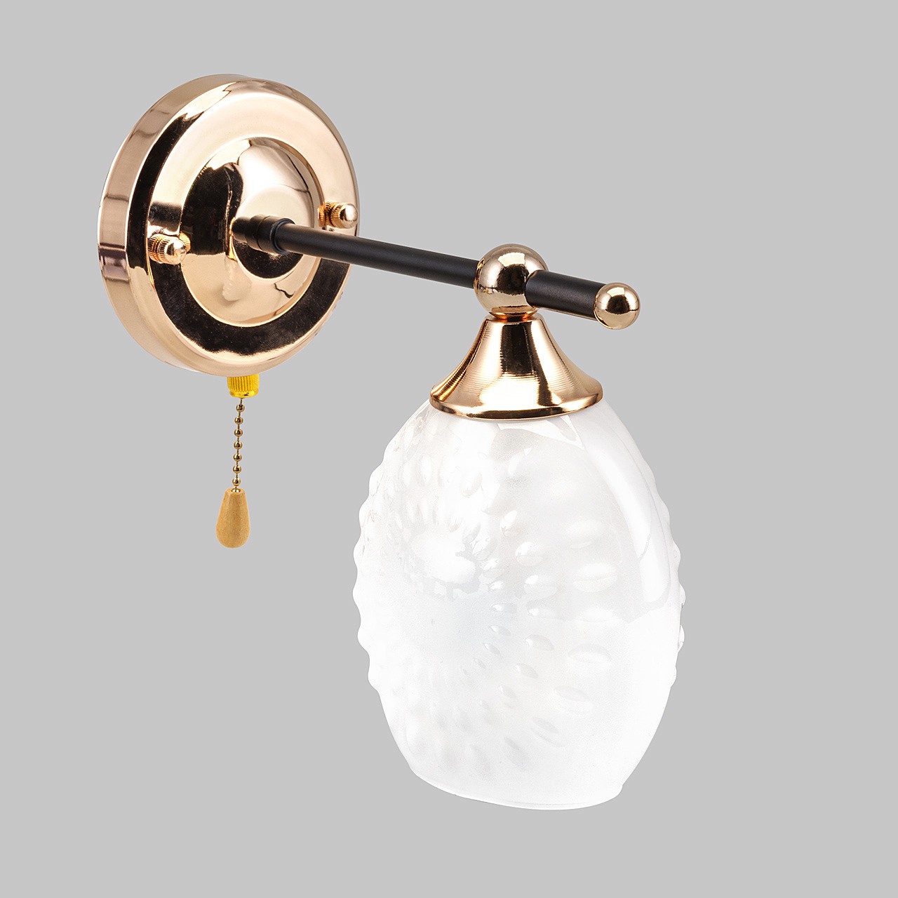 Настенное бра IMEX MD.4144-1-W-BK+FGD