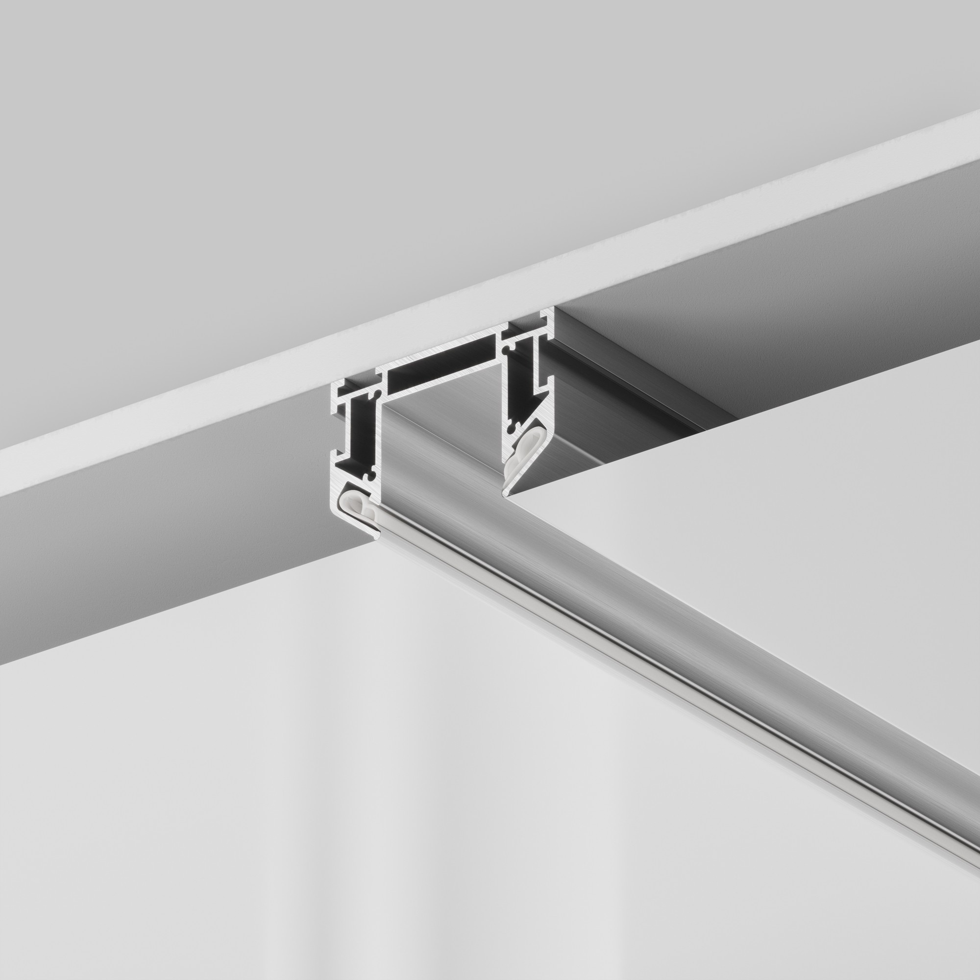 Профиль для монтажа Trinity в натяжной ПВХ потолок, 2м Maytoni Accessories for tracks Trinity TRA005MP-312S