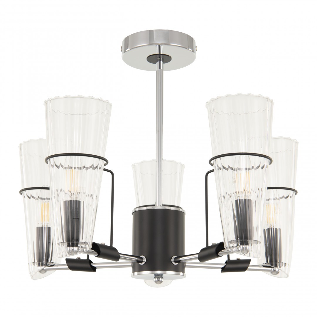 Потолочная люстра Arte Milano Napoli 328107/5 CR.BK