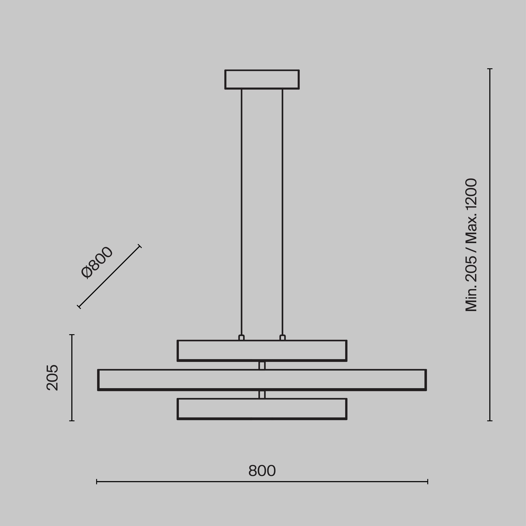 Подвесная люстра Maytoni Origami MOD163PL-L38W4K