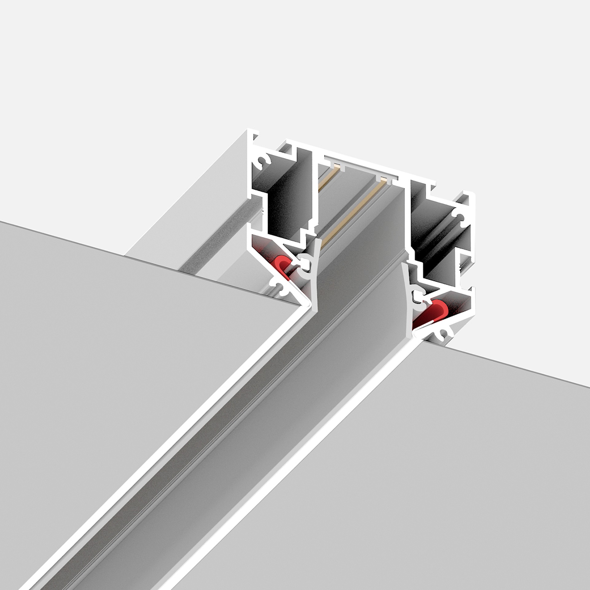 Шинопровод 220 под натяжной потолок ST Luce Skyline 220 ST040.529.00