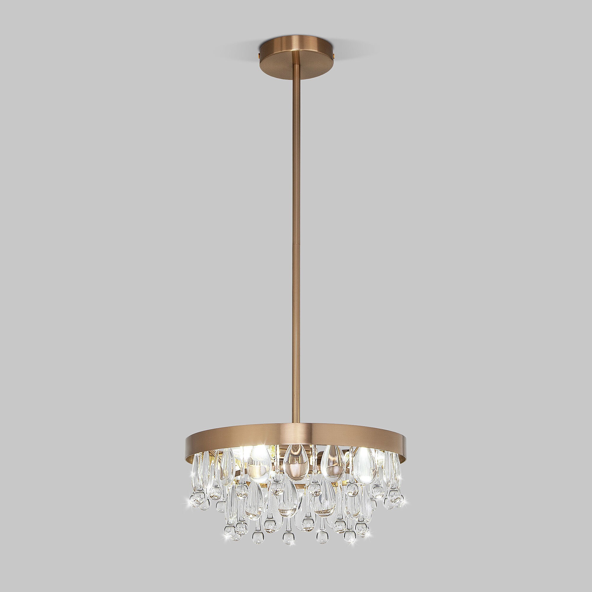 Люстра на штанге Eurosvet Sophie 60165/3 латунь Smart