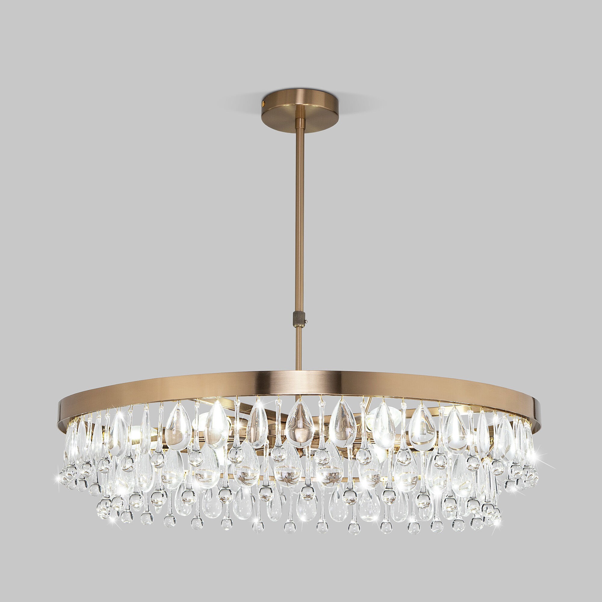 Люстра на штанге Eurosvet Sophie 60165/6 латунь Smart