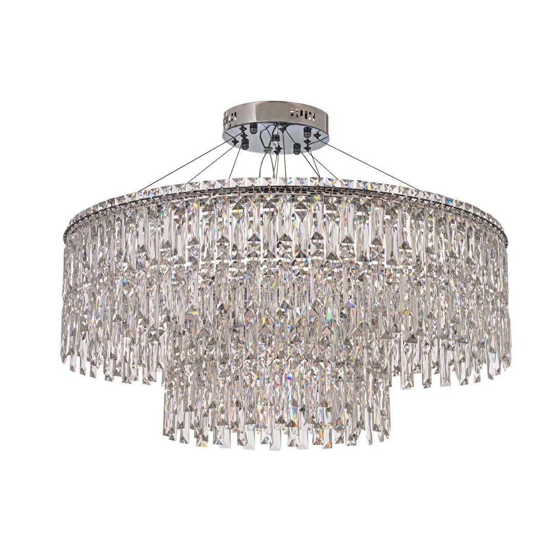 Подвесная люстра Arti Lampadari Ovindoli Nickel Ovindoli L 1.5.80+40.100 N