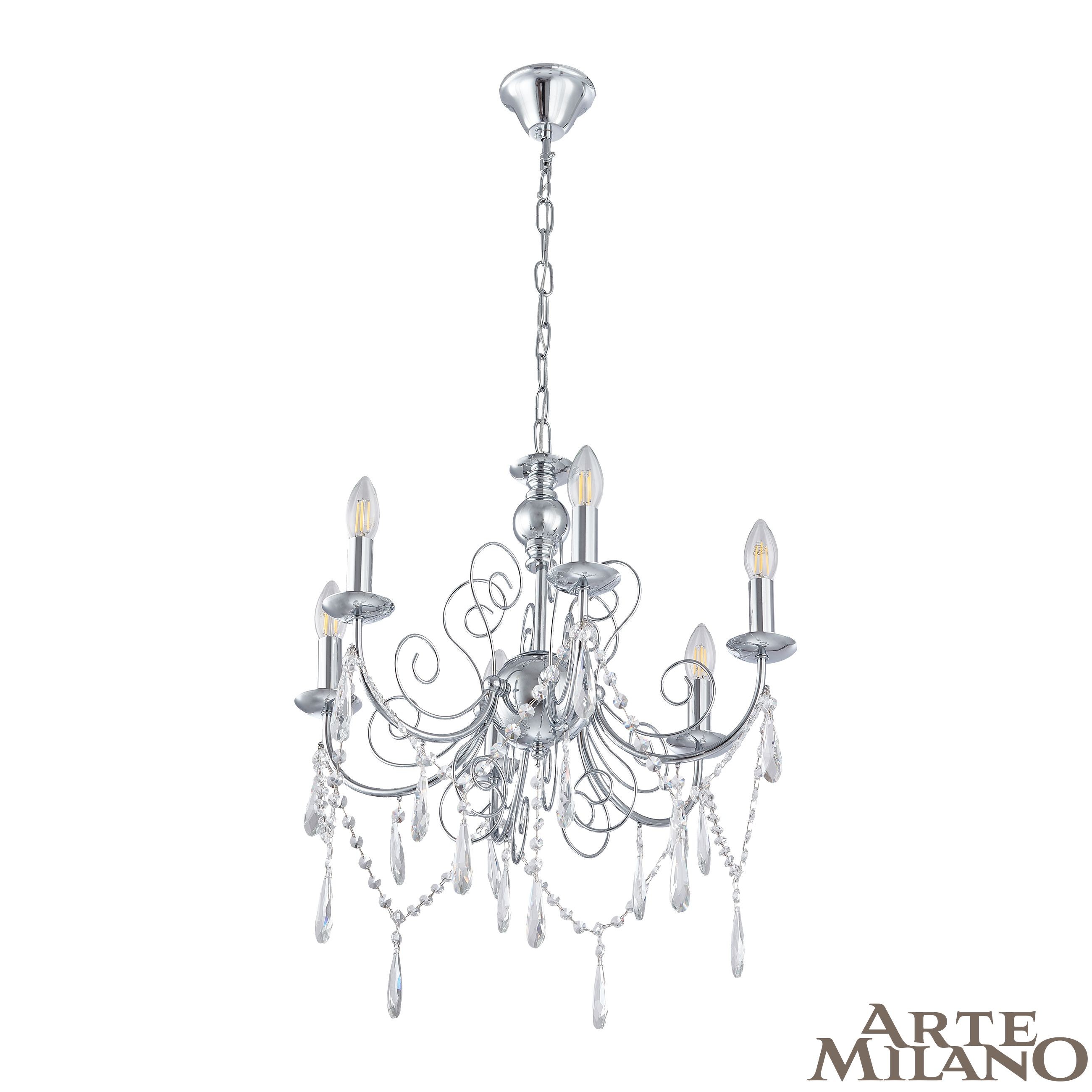 Подвесная люстра Arte Milano Am345620 345620/6 CR