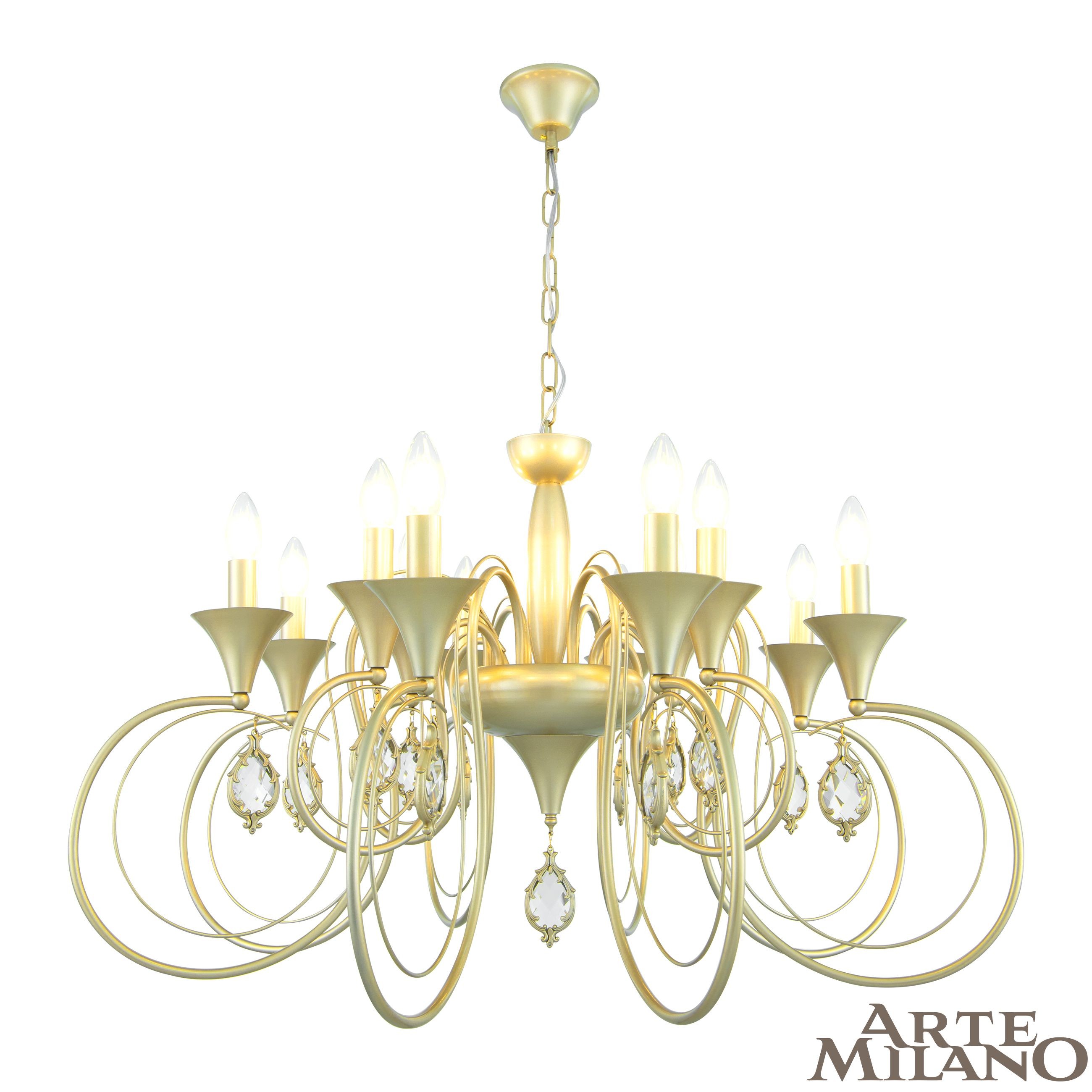 Подвесная люстра Arte Milano Am349920 349920/8-4 CG