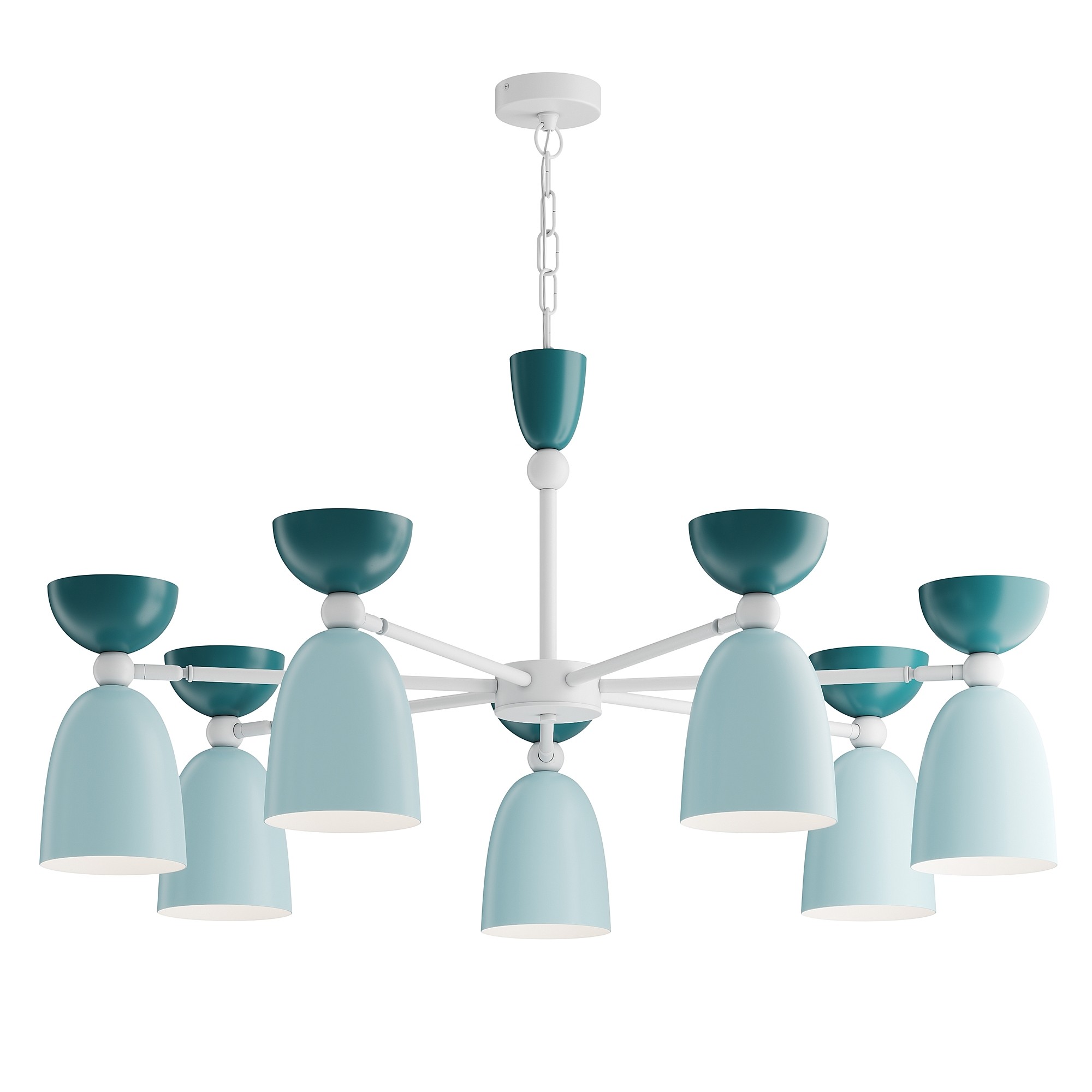 Подвесная люстра Maytoni Cloches MOD113PL-07BL