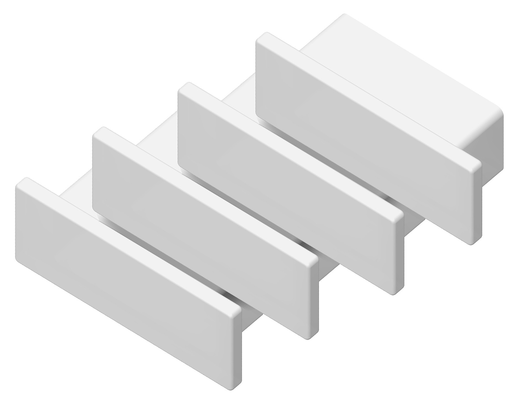 Заглушка для накладного алюминиевого профиля GP1700 (комплект 4шт) Ambrella Illumination GP8300