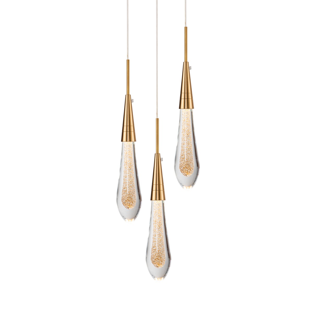 Светильник подвесной Delight Collection Pour DZ1018P-3 brass