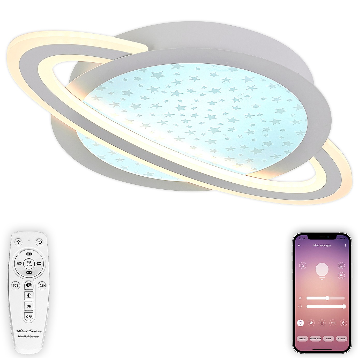 Потолочная люстра Natali Kovaltseva LEDLIGHT INNOVATION STYLE 83130