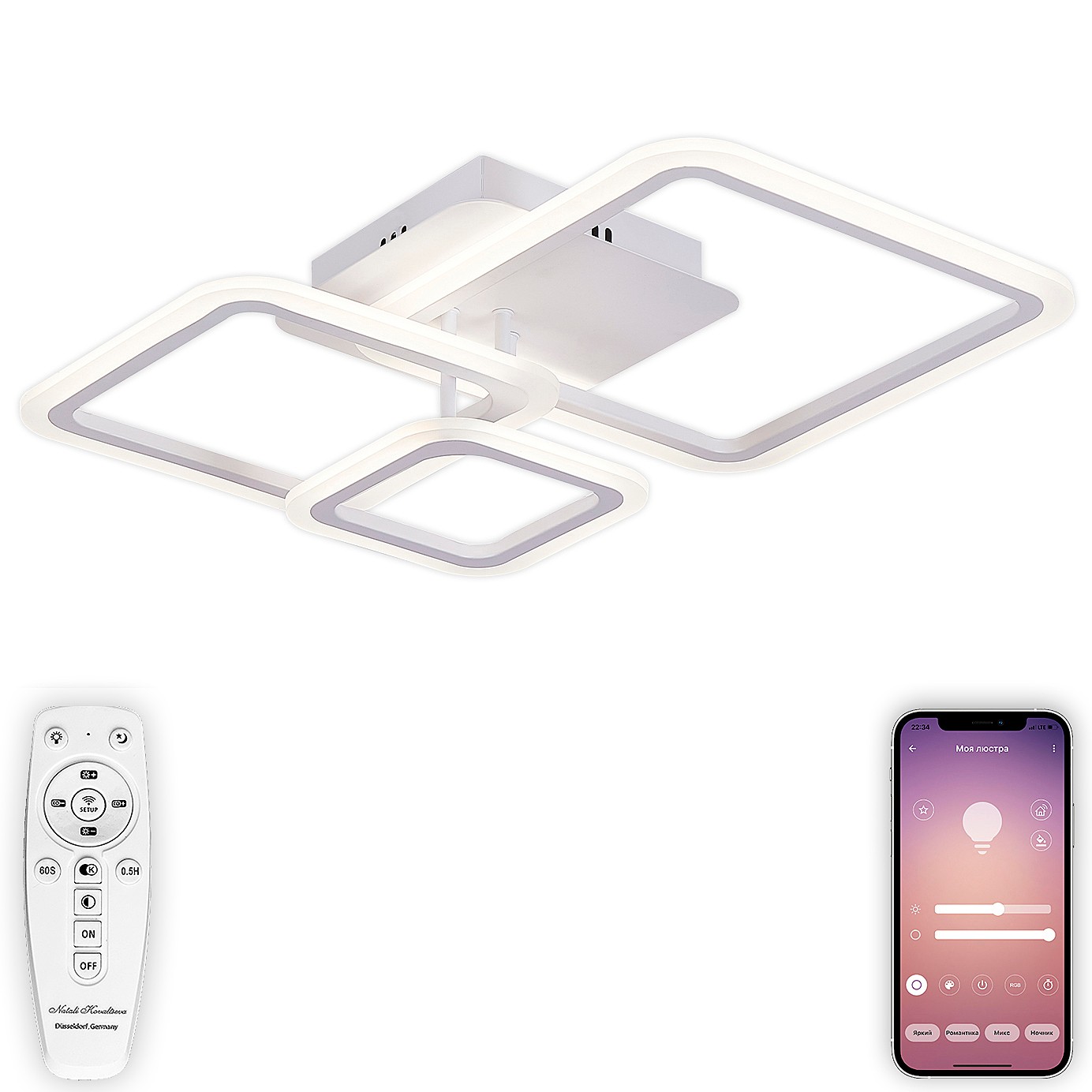 Потолочная люстра Natali Kovaltseva LEDLIGHT LED LAMPS 81176