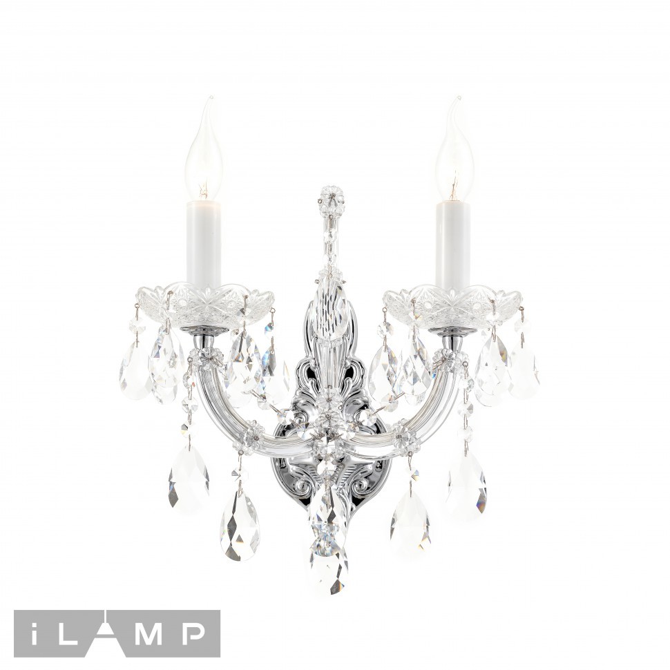 Настенное бра iLamp Diamond W6071-2 CR+CL