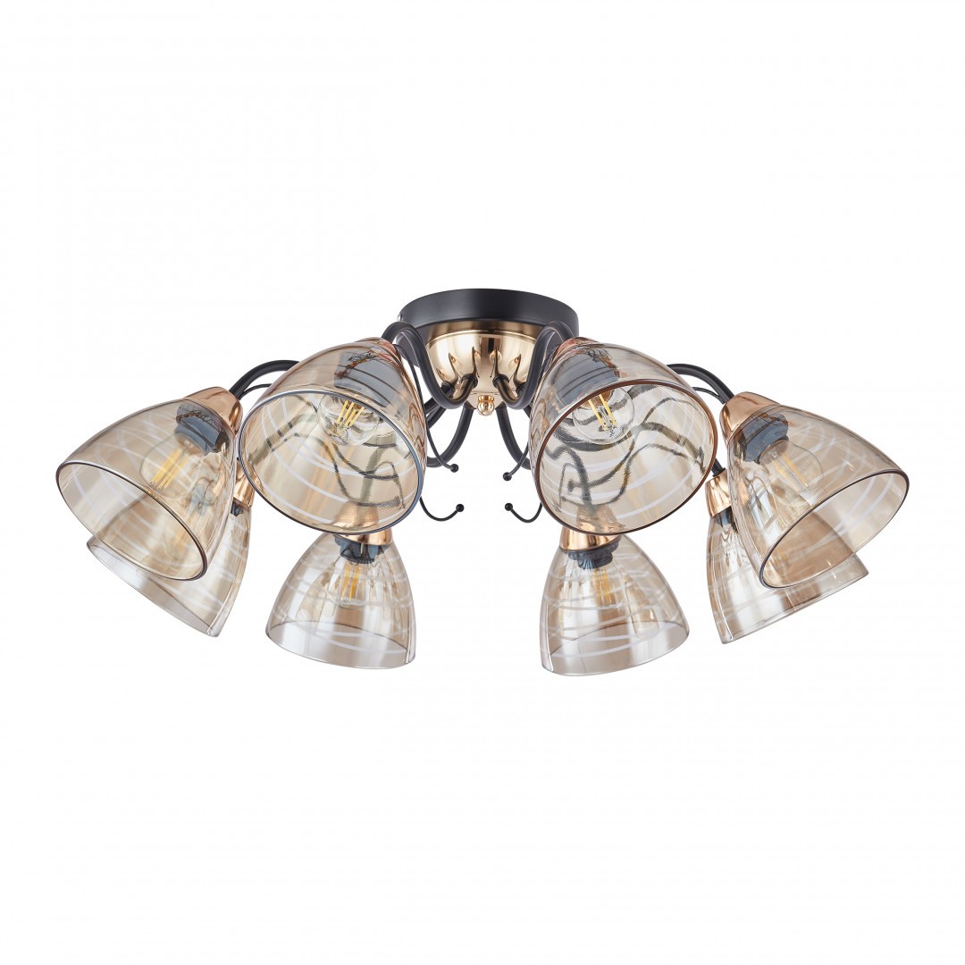 Потолочная люстра Arte Milano Napoli-1234 331234/8 BK+FGD