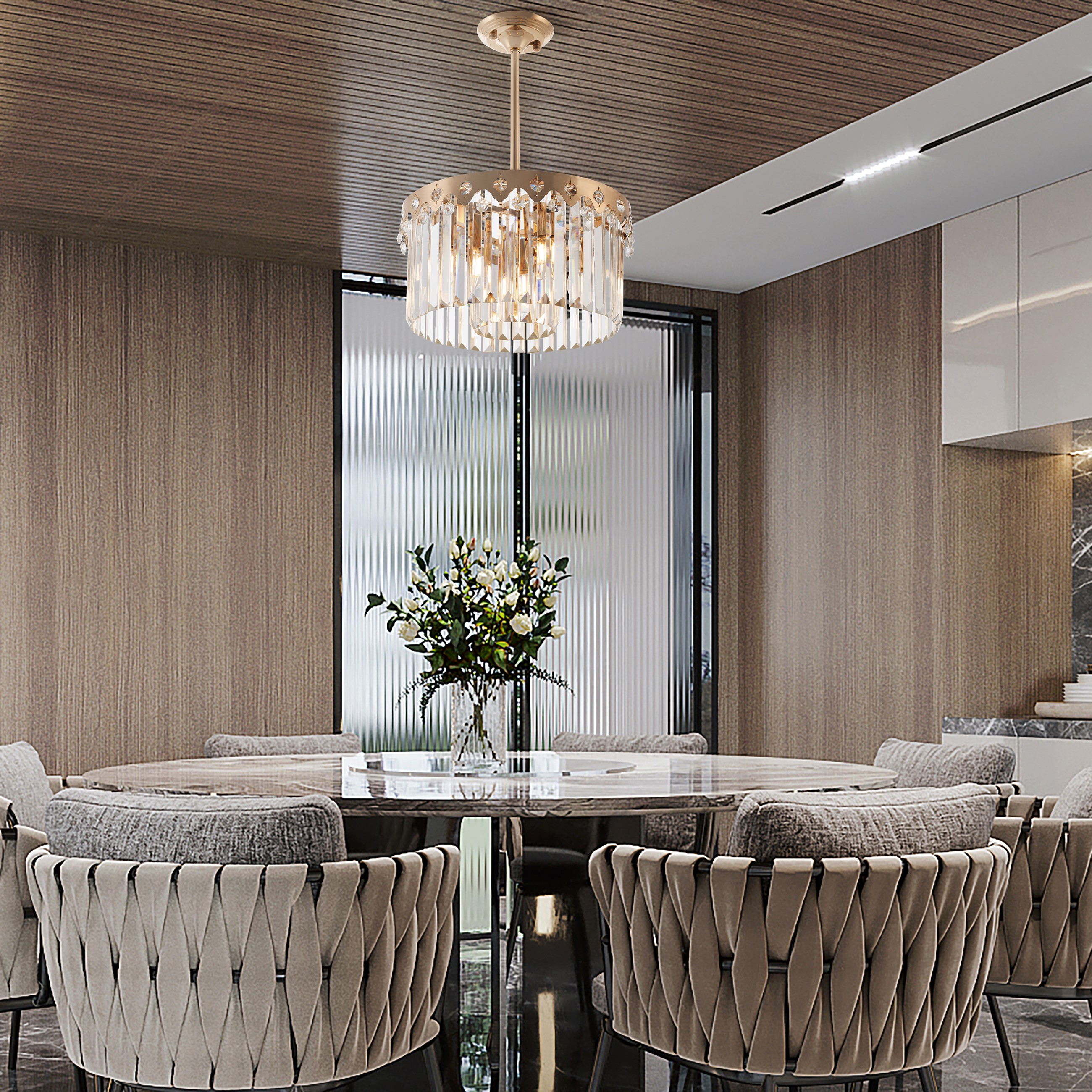 Люстра на штанге Arte Milano Sorrento-8909 378909/5/300/390 GD