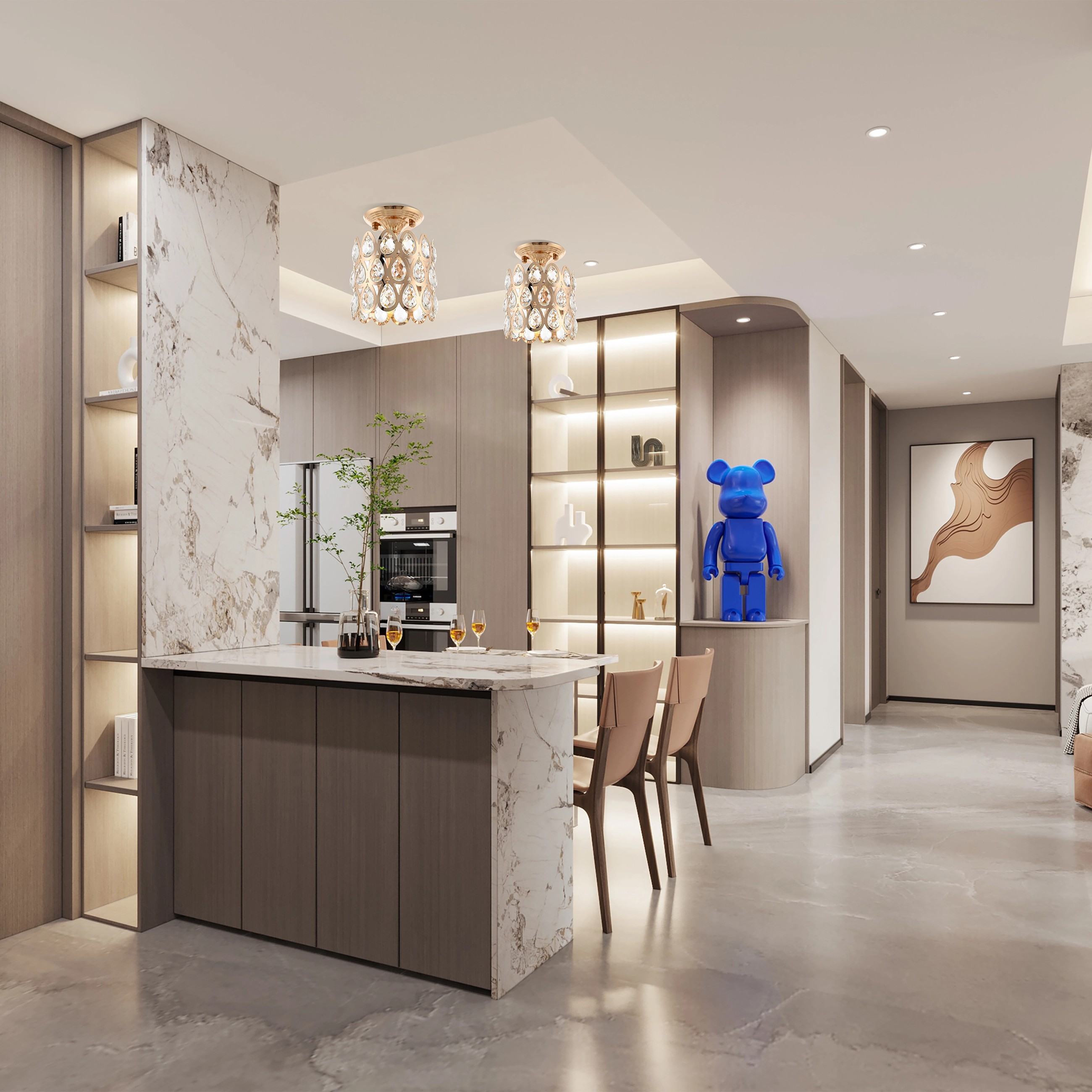 Светильник потолочный Arte Milano Sorrento-1019 371019/1/50/190 GD