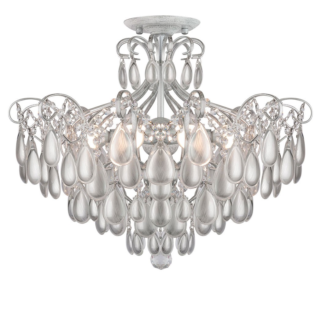 Потолочная люстра AM Group Monica MONICA PL6 SILVER