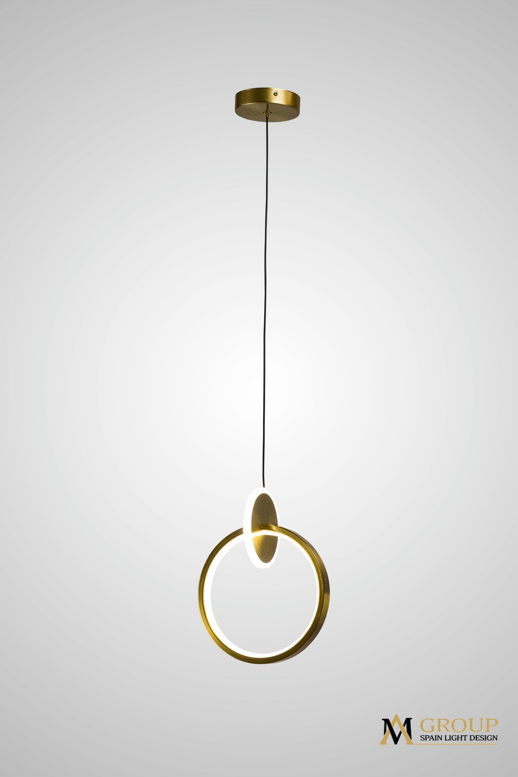 Светильник подвесной AM Group AM437 POLISHED GOLD