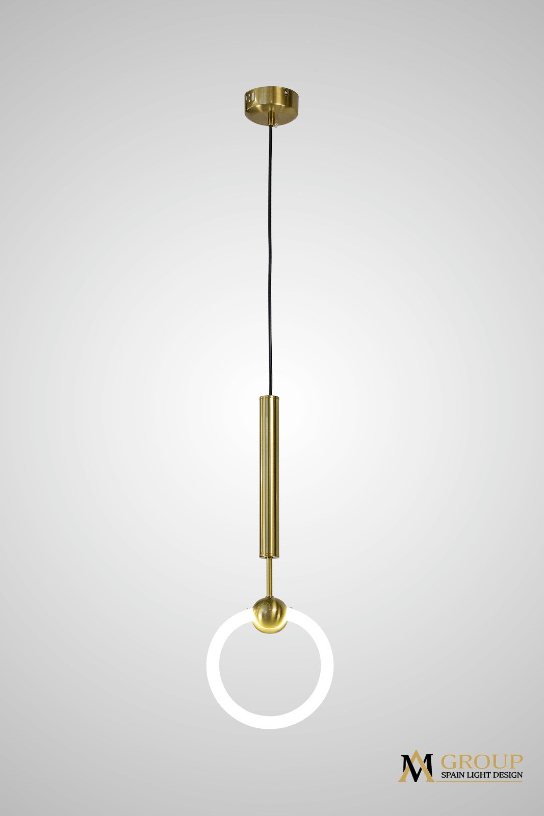 Светильник подвесной AM Group AM453 D200 GOLD