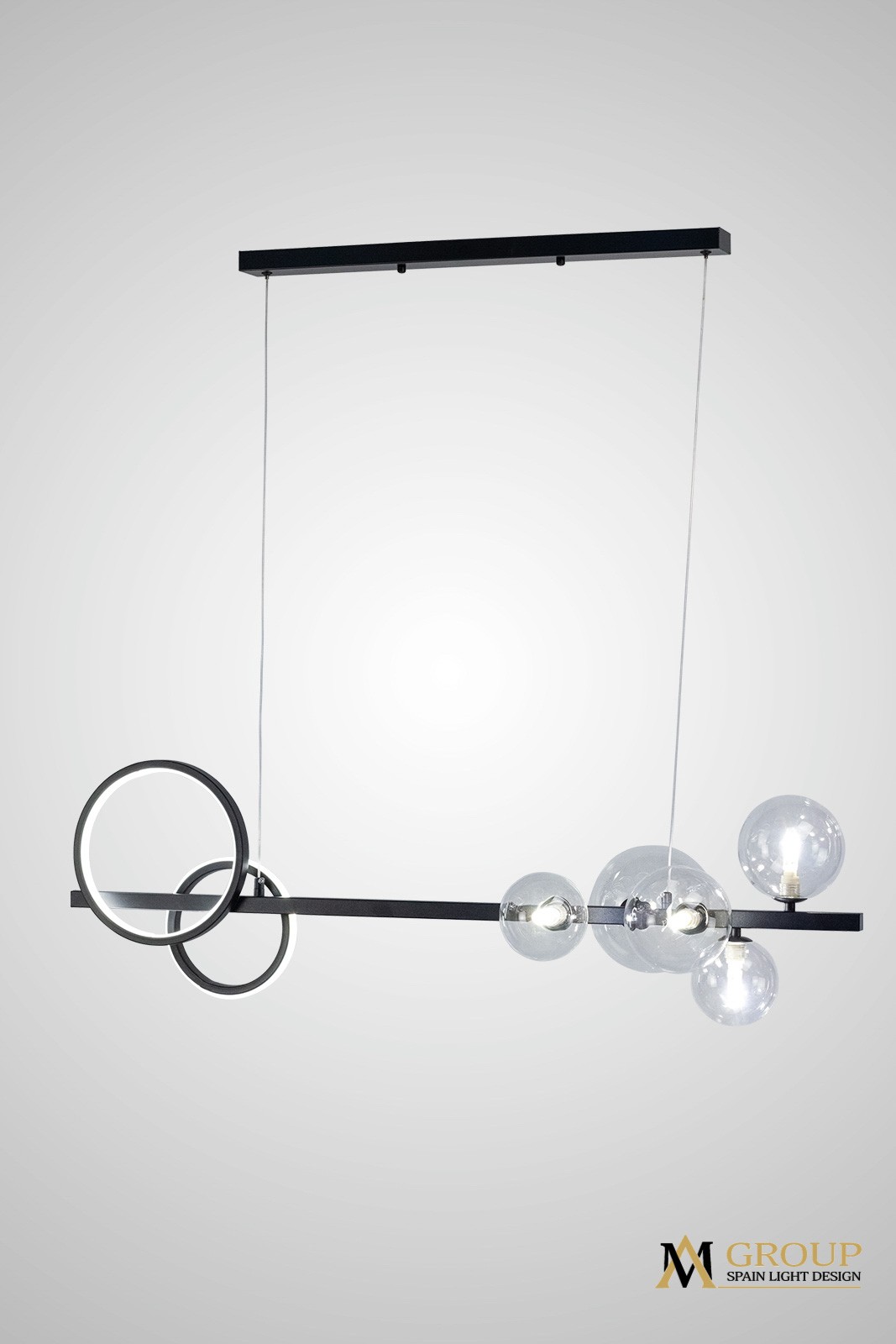 Подвесная люстра AM Group AM456 BK