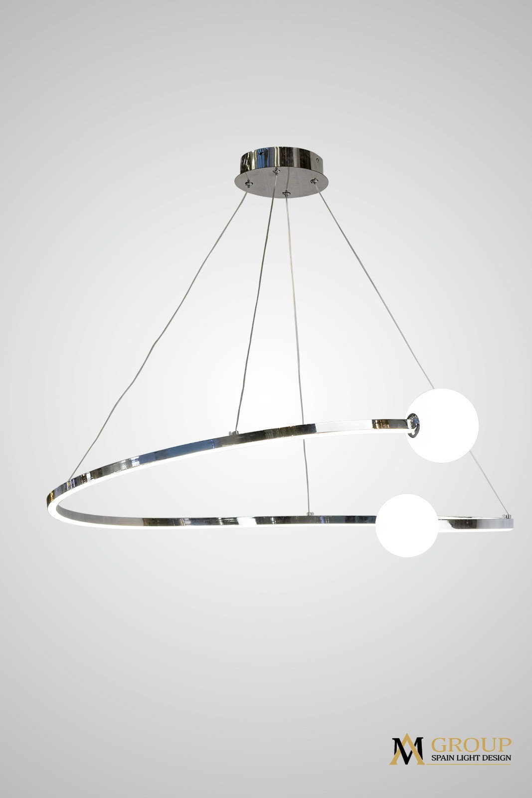 Подвесная люстра AM Group AM461 D600 CROM